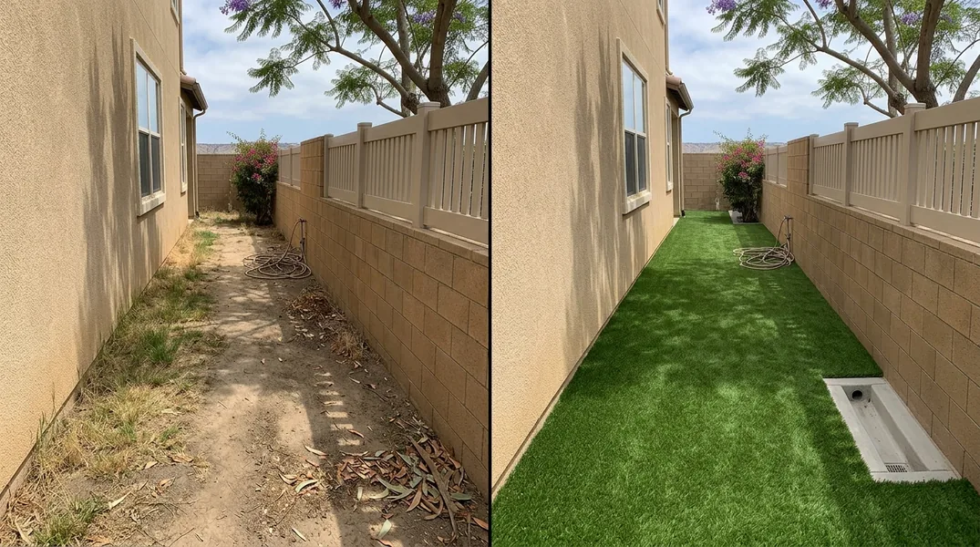 Result artificial grass installation in Chula Vista - Chula Vista Turf Installation