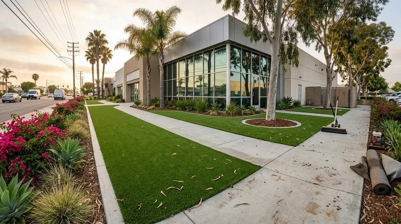 Commercial Artificial Grass Installation Chula Vista